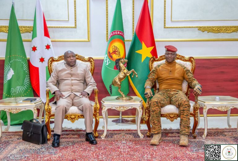 Coopération Confédération des Etats du Sahel-Union africaine: l’UA félicite le Président Traoré « pour son courage, son dévouement pour la paix et la stabilité dans son pays »