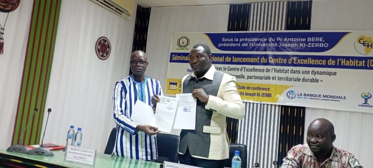 Université Joseph-Ki-Zerbo:  le Centre d&rsquo;excellence de l&rsquo;habitat officiellement ouvert