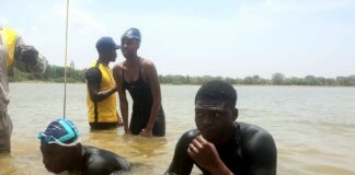 Sport/Natation: le club Nongtaaba remporte la traversée du Lac Bam en nage libre