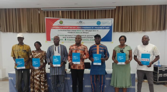 Faible ingérence de l’industrie du tabac: le Burkina classé 8e au niveau mondial