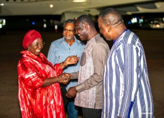 SNC Bobo 2026: la ministre de la Culture du Ghana est arrivée à Bobo-Dioulasso