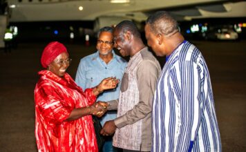 SNC Bobo 2026: la ministre de la Culture du Ghana est arrivée à Bobo-Dioulasso
