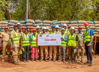 Agence Faso Mêbo: SOGETEL-SA offre 5 000 000 FCFA et 25 tonnes de ciment