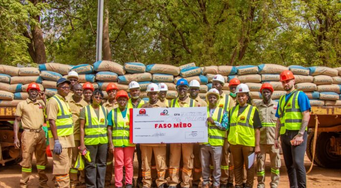 Agence Faso Mêbo: SOGETEL-SA offre 5 000 000 FCFA et 25 tonnes de ciment