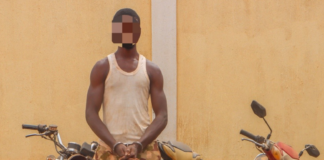 Lutte contre la criminalité urbaine : Un présumé voleur d’armes des sociétés privées de sécurité mis aux arrêts par la Police Nationale à Ouagadougou