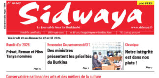 Une Sidwaya du 10 au 12-04-2026