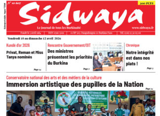 Une Sidwaya du 10 au 12-04-2026