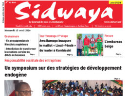 Une Sidwaya du 15-04-2026