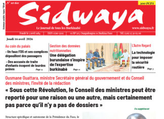 Une Sidwaya du 16-04-2026