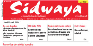 Une Sidwaya du 23-04-2026