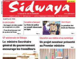 Une Sidwaya du 09-04-2026