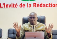 L’Invité de la rédaction des Editions Sidwaya, l’inspecteur principal des douanes, Dr Mohamadi COMPAORÉ,