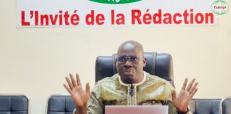 L’Invité de la rédaction des Editions Sidwaya, l’inspecteur principal des douanes, Dr Mohamadi COMPAORÉ,