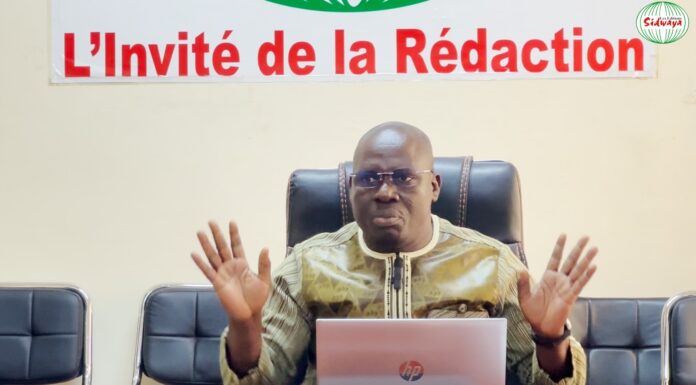 L’Invité de la rédaction des Editions Sidwaya, l’inspecteur principal des douanes, Dr Mohamadi COMPAORÉ,
