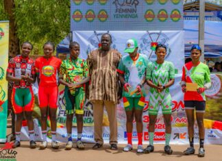 4e étape du Tour féminin Yennenga / Kokologo-Koudougou: un podium aux couleurs du Boulkiemdé à l’arrivée