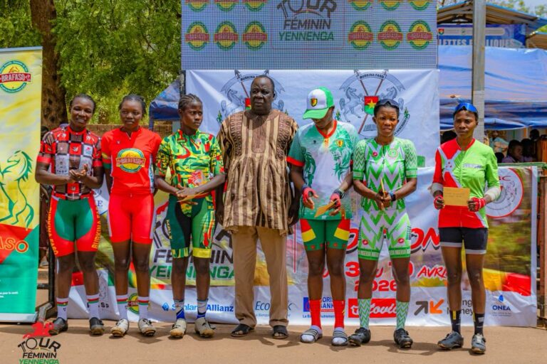 4e étape du Tour féminin Yennenga / Kokologo-Koudougou: un podium aux couleurs du Boulkiemdé à l&rsquo;arrivée