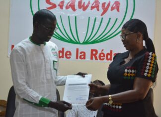 Les Editions Sidwaya: Jean-Marie Toé installé dans ses fonctions de secrétaire général