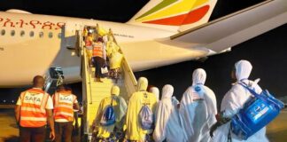 Vol inaugural du Hadj 2026: 342 pèlerins s’envolent pour la Terre sainte
