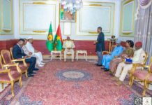 Présidence du Faso : Le Médiateur de la CEDEAO auprès de l’AES plaide pour une coopération exemplaire entre les deux espaces Le Président du Faso, Son Excellence le Capitaine Ibrahm TRAORÉ et son hôte, le Médiateur de la CEDEAO auprès de l’AES, M. Lansana KOUYATÉ, ont échangé sur des questions de sécurité et de coopération entre les deux espaces communautaires.