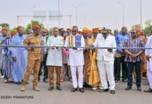 Amélioration de la mobilité urbaine : le Premier ministre inaugure huit axes routiers à Ouagadougou