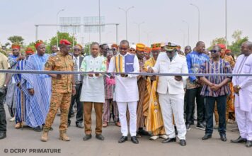 Amélioration de la mobilité urbaine : le Premier ministre inaugure huit axes routiers à Ouagadougou
