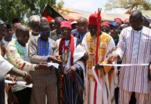 Réhabilitation et transmission du patrimoine culturel gulmancé : Un centre de recherche culturelle initiatique inauguré La coupure du ruban a marqué l’ouverture officielle du CRCIT-MRPG.