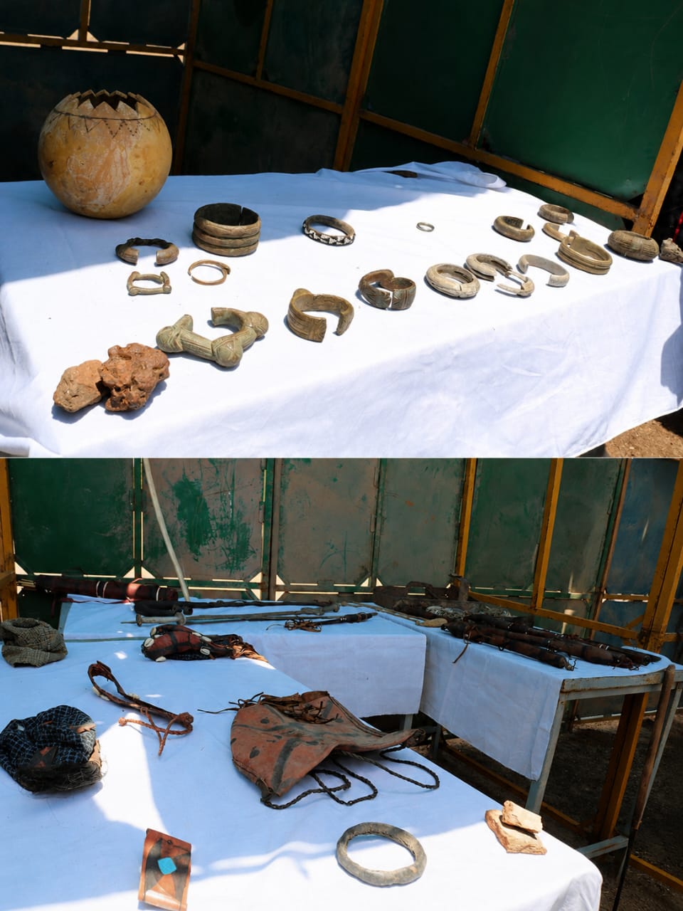 Des objets rituels et symboliques du patrimoine gourmantché ont été exposés.