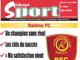 Une Sidwaya Sport du 19-05-2026