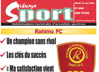 Une Sidwaya Sport du 19-05-2026