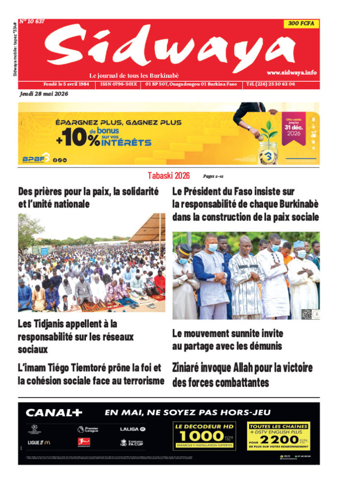 Une du 28-5-2026
