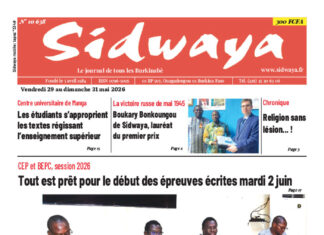 Une Sidwaya du 29 au 31-05-2026