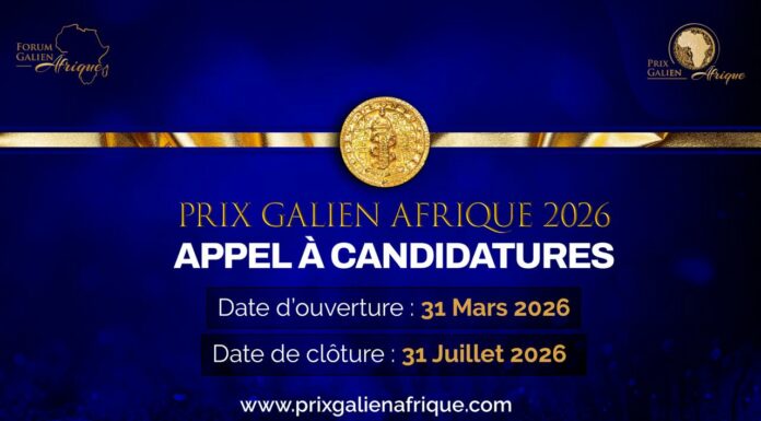 6e édition du Prix Galien Afrique: les candidatures peuvent être soumissionnés en ligne sur « www.prixgalienafrique.com »