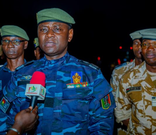 Opération WIBGA 2 : Tournée d’évaluation des dispositifs opérationnels par le Chef d’Etat-Major de la Gendarmerie Nationale dans les régions administratives du Burkina Faso.