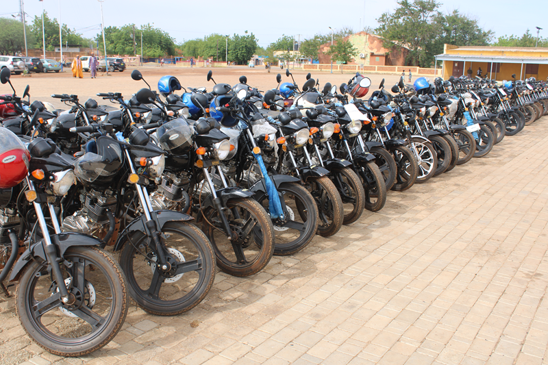VDP du Zoundwéogo  :Une centaine de motos offertes pour améliorer la mobilité