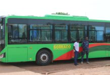 Société de transport en commun (SOTRACO) : Huit bus officiellement mis en circulation à Fada N’Gourma Pour cette première expérience, huit bus ont été déployés.