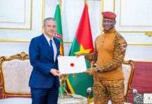 Présentation de lettres de créances: S.E.M. Simon-Clément SEROUSSI pour dynamiser l’axe Ouagadougou-Jérusalem