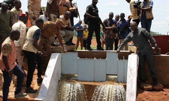 Douna : mise en eau de deux périmètres irrigués