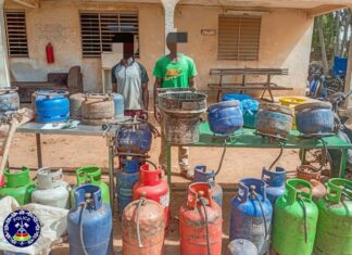 Lutte contre l’insécurité : La Police Nationale démantèle un réseau de transvaseurs frauduleux de gaz butane à Ouagadougou