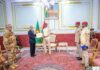 Audience du Président du Faso : Un émissaire du Président mauritanien chez le Capitaine Ibrahim TRAORÉ Le Ministre de la Défense, des Affaires des Retraités et des Enfants de martyrs de la Mauritanie Hanana OULD SIDI, a remis un message du Président Mohamed Ould Cheikh El GHAZOUANI à son homologue burkinabè, le Camarade Président du Faso, Capitaine Ibrahim TRAORÉ