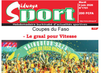 Une Sidwaya Sport du 02-06-2026