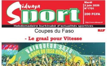 Une Sidwaya Sport du 02-06-2026