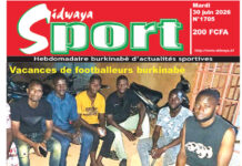 Une Sidwaya Sport du 30-06-2026