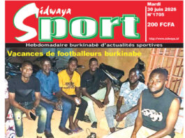 Une Sidwaya Sport du 30-06-2026