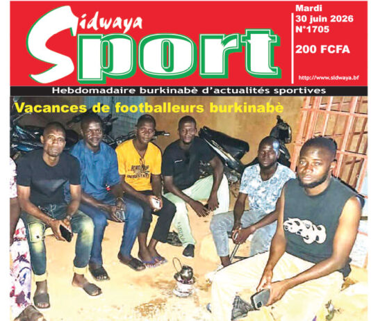 Une Sidwaya Sport du 30-06-2026
