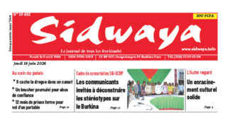 Une Sidwaya du 18-06-2026