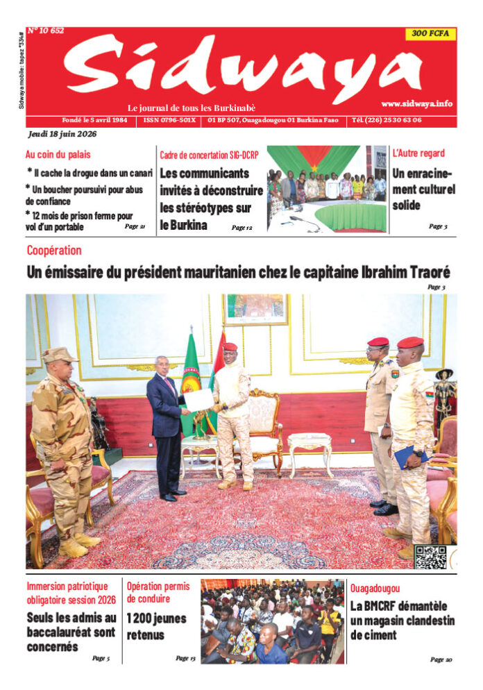 Une du 18-6-2026