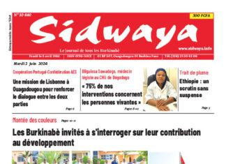 Une Sidwaya du 02-06-2026