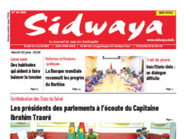 Une Sidwaya du 30-06-2026