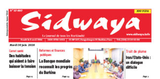 Une Sidwaya du 30-06-2026