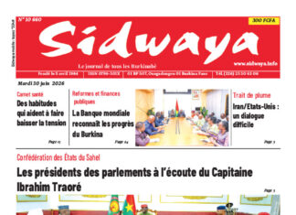 Une Sidwaya du 30-06-2026